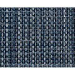 Chilewich Basketweave Woven Floor Mat in Denim
