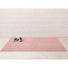 Chilewich Heathered Blush Floor Mat with Shoes