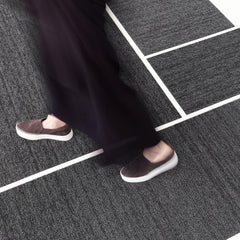 Chilewich Heathered Shag Indoor/Outdoor Floor Mats in Grey