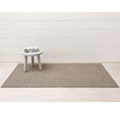 Chilewich Heathered Pebble Floor Mat with Stool