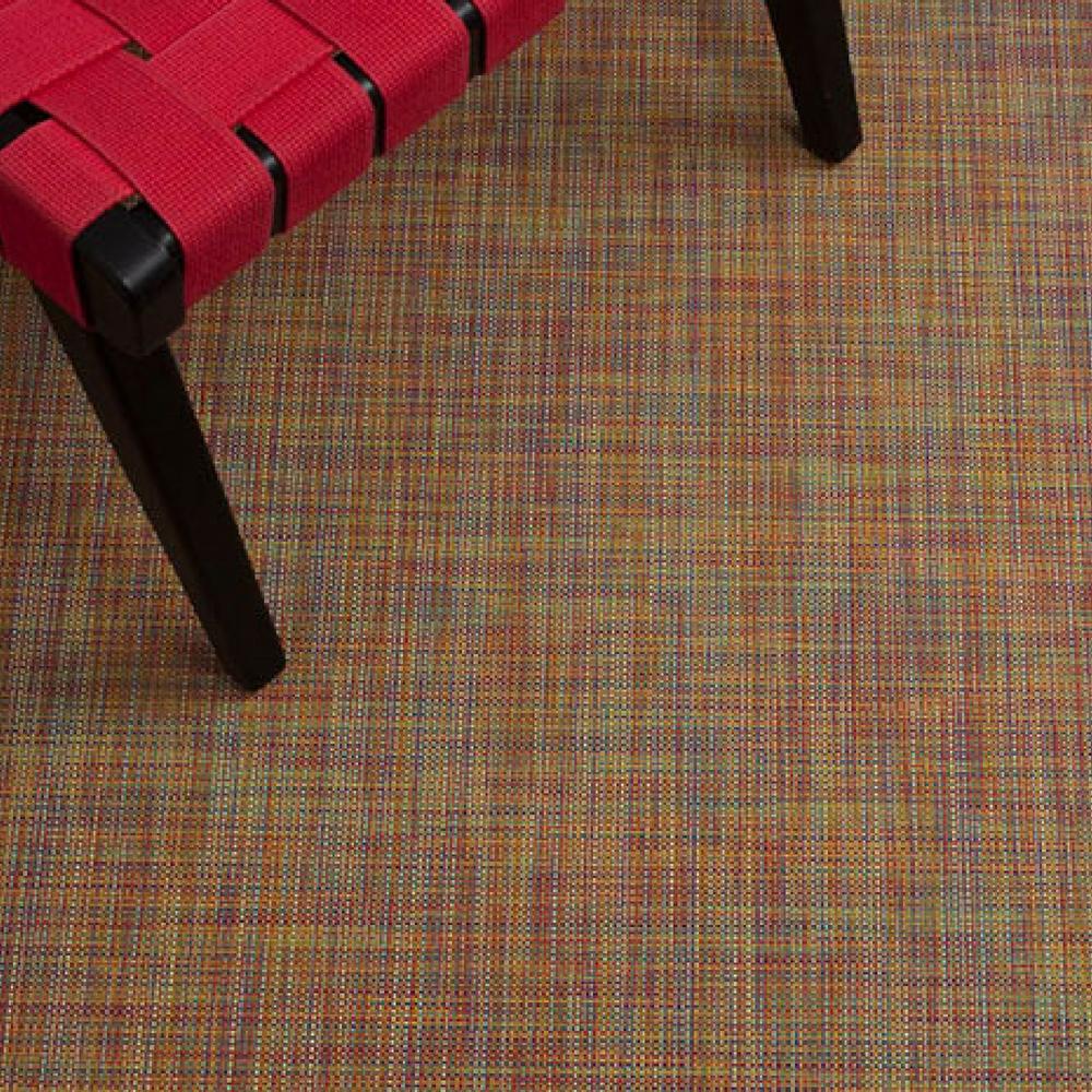 Chilewich Mini Basketweave Woven Floor Mat in Confetti