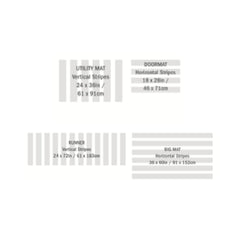 Chilewich Heathered Shag Indoor/Outdoor Floor Mat Dimensions