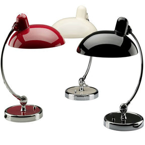 Christian Dell Kaiser Idell Table Lamp Ruby Red Ivory Black Fritz Hansen