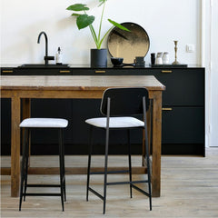 DC Barstool with and without Backrest by Ethnicraft