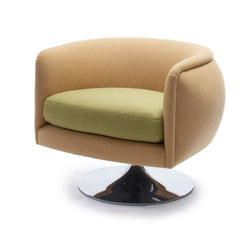 D'Urso Swivel Lounge Chair in Cornaro Upholstery from Knoll