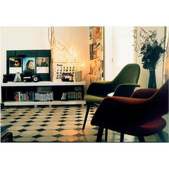 Charles and Ray Eames Organic Chair Living Room Vitra