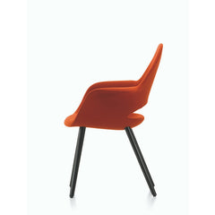 Charles and Ray Eames Organic Conference Chair Red Black Legs Side Vitra