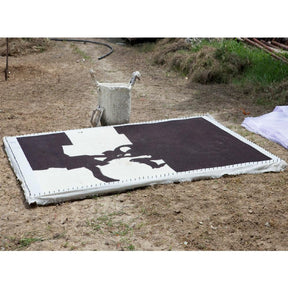 Eduardo Chillida Collage Rug being made Nani Marquina