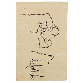 NaniMarquina Eduardo Chillida Manos Hand Knotted Wool Rug