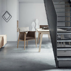 Strand + Hvass SH900 Extend Dining Table with EOOS Embrace Chairs by Carl Hansen & Søn