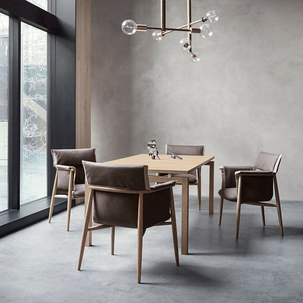 Embrace Dining Chairs by EOOS with Straight Table by Strand + Hvass for Carl Hansen & Søn