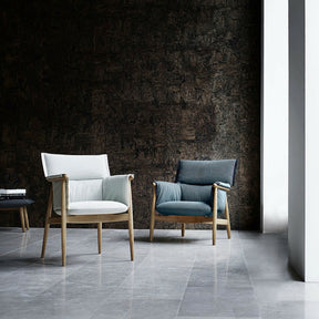 EOOS Embrace Dining Chair and Lounge Chair in Room Carl Hansen and Son
