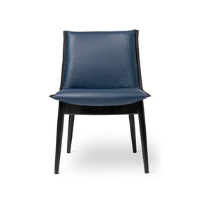EO04 Embrace Dining Chair by EOOS for Carl Hansen and Son in Black Thor Leather
