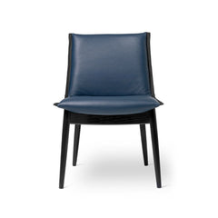 EO04 Embrace Dining Chair by EOOS for Carl Hansen and Son in Black Thor Leather