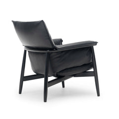 Eoos Embrace Lounge Chair Black Leather Back Carl Hansen and Son