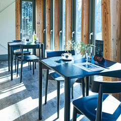 ercol Lara Chairs and Luca Tables in Restaurant