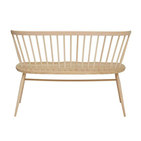 ercol Originals Loveseat Natural Ash Back