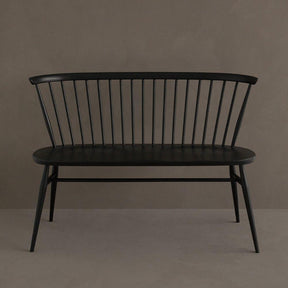 ercol Originals Loveseat Black in Studio