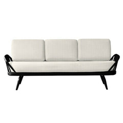 Ercol Originals Studio Sofa White with Black Frame