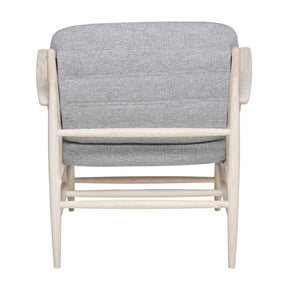 ercol Von Arm Chair in Ash with Grey Wool Back
