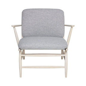 ercol Von Arm Chair in Ash with Grey Wool Front