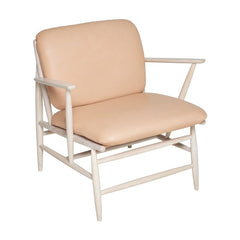 ercol Von Arm Chair in Ash with Nude Leather