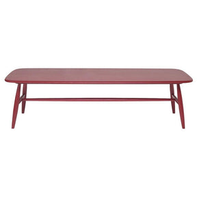 ercol Von bench burgandy front