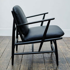 ercol Von Arm Chair Black Side