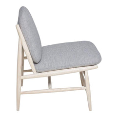 ercol Von Chair Ash with Grey Wool Side