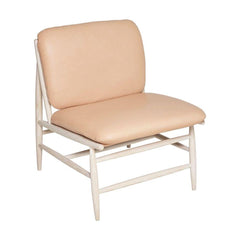 ercol Von Chair Ash with Pure Nude Leather
