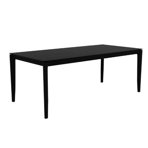Ethnicraft Black Oak Bok Dining Table - Fixed