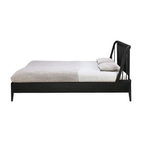 Ethnicraft Black Oak Spindle Bed Side