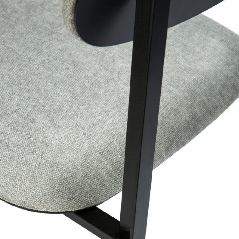 Ethnicraft DC Dining Chair Light Grey Seat Detail