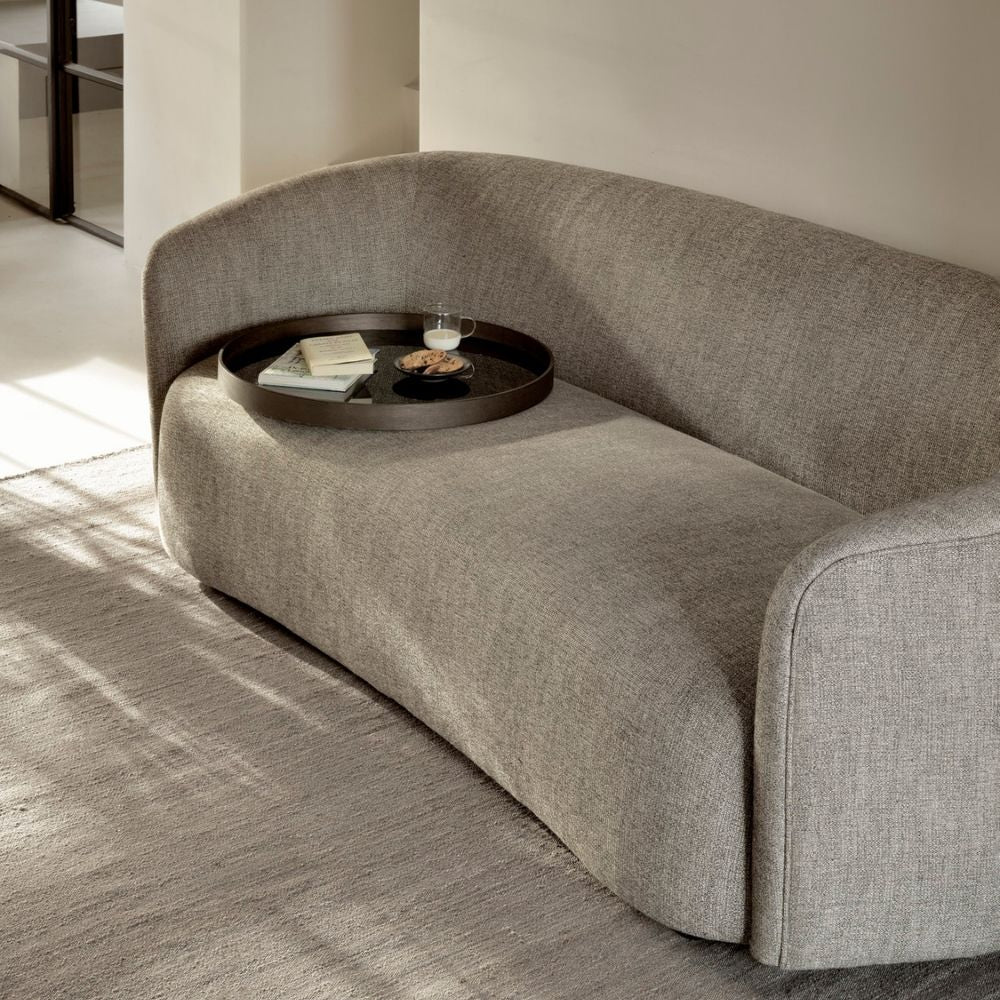 Ethnicraft Ellipse Sofa in Living Room with Tray