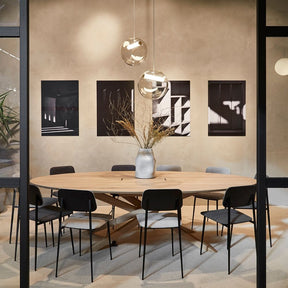 Ethnicraft oak mikado dining table online