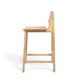Ethnicraft N3 Counter Stool Side