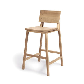Ethnicraft N3 Counter Stool Angled