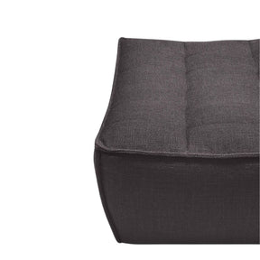 Ethnicraft N701 Ottoman Dark Grey Detail