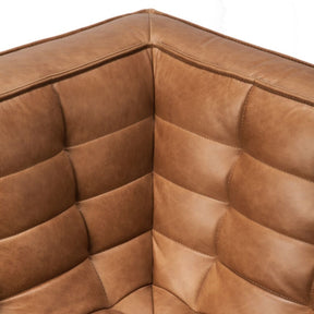Ethnicraft N701 Sofa Corner Leather Detail