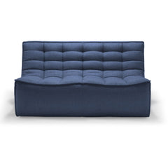 Ethnicraft N701 Sofa Two Seat Blue Bermuda