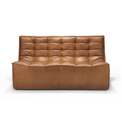 Ethnicraft N701 Sofa Two Seat Old Saddle Leather