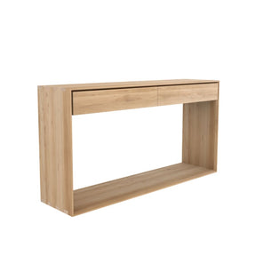 Ethnicraft Oak Nordic Console Angled