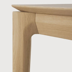 Ethnicraft Oak Bok Bench Edge Detail