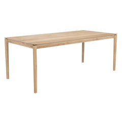 Ethnicraft Oak Bok Dining Table Angled