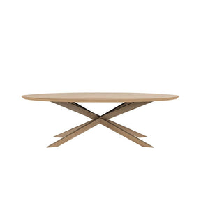 Ethnicraft Oval Oak Mikado Coffee Table