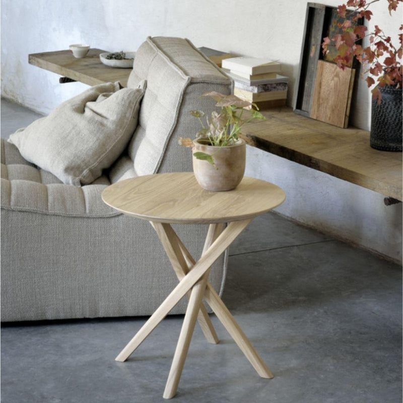 Ethnicraft Oak Mikado Side Table