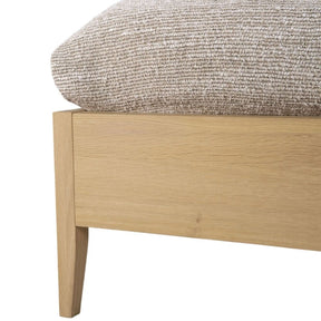 Ethnicraft Oak Spindle Bed Footboard Detail