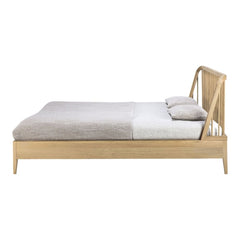 Ethnicraft Oak Spindle Bed Side