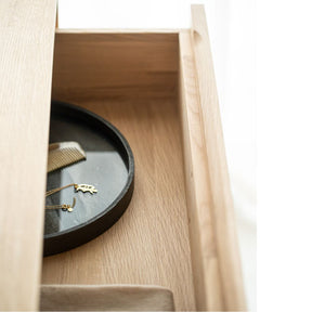 Ethnicraft Oak Wave Dresser Drawer Detail