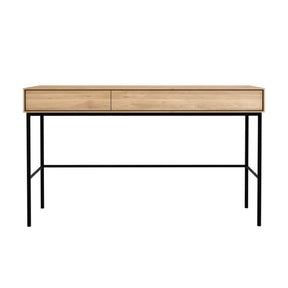 Ethnicraft Oak Whitebird Desk Front